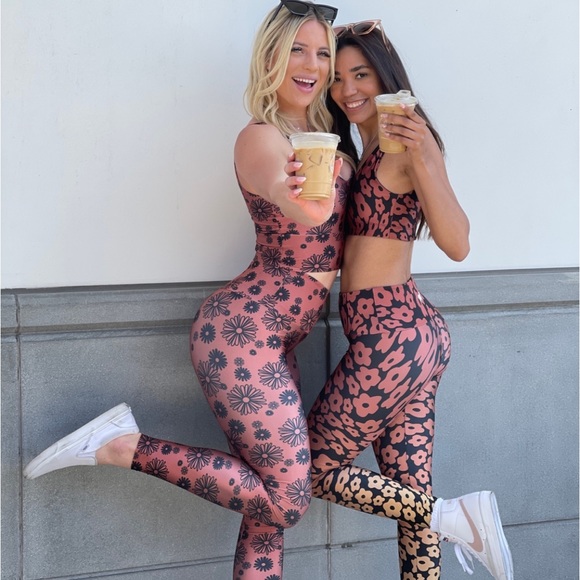 ♥️… Goldsheep Summer of love Collection Floral Leggings Daisy - Picture 6 of 12